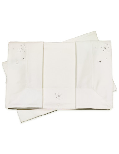 AGOSTINI COMPLETO LENZUOLA MATRIMONIALE IN RASO...