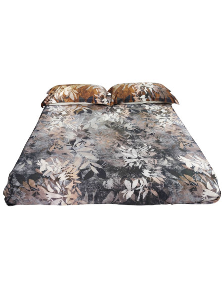 CASAMICA PARURE COPRIPIUMINO MATRIMONIALE IN RASO - TUNDRA