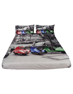 COTTON JOY COMPLETO COPRIPIUMINO MATRIMONIALE IN RASO -...