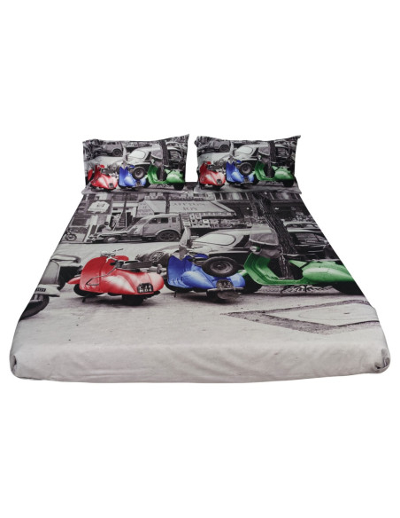 COTTON JOY COMPLETO COPRIPIUMINO MATRIMONIALE IN RASO - VINTAGE