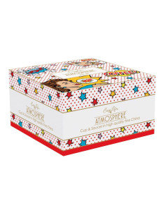 EASY LIFE TAZZA COLAZIONE CON PIATTINO 40 CL - POP ART 2