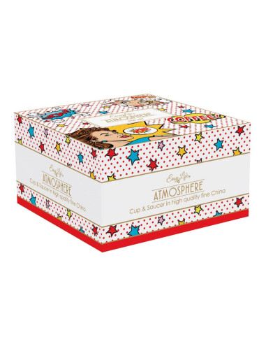 EASY LIFE TAZZA COLAZIONE CON PIATTINO 40 CL -...