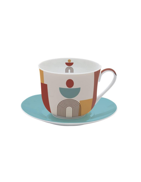 EASY LIFE TAZZA COLAZIONE CON PIATTINO 40 CL - ILLUSION