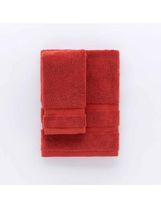 REEVÈR SET 2 ASCIUGAMANI IN SPUGNA DI COTONE - DUNE