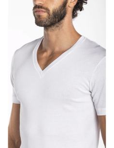 JULIPET MAGLIA UOMO MEZZA MANICA SCOLLO A V IN FILO DI...