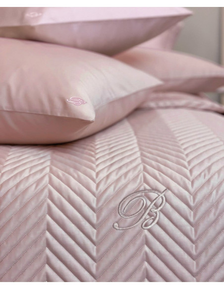 BLUMARINE TRAPUNTINA MATRIMONIALE 270 X 270 CM IN PERCALLE - STILE BLU