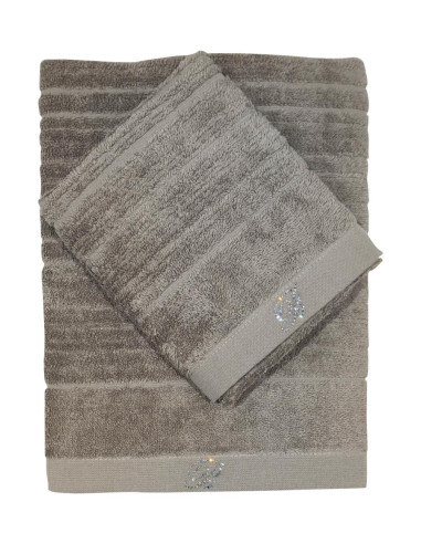 BLUMARINE SET 2 ASCIUGAMANI IN SPUGNA - SAMIRA