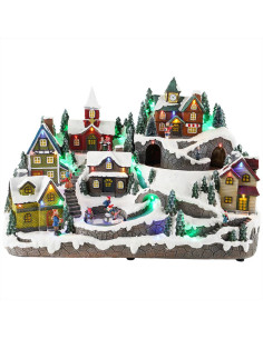 TIMSTOR VILLAGGIO NATALIZIO ANIMATO, LED E MUSICA