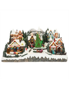 TIMSTOR VILLAGGIO NATALIZIO ANIMATO, LED E MUSICA