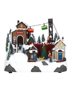 TIMSTOR PISTA DA SCI NATALIZIA, LED E MUSICA