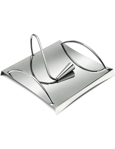 GIANNINI PORTA TOVAGLIOLI 19 X 18 CM - STEEL