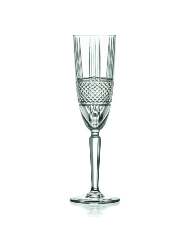 RCR SET 6 CALICI FLUTE 19 CL - BRILLANTE