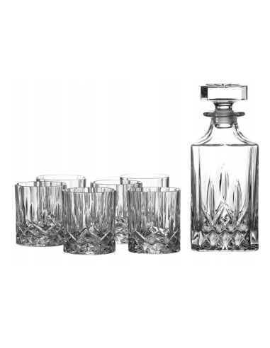 RCR SET 7 PEZZI BOTTIGLIA + BICCHEIRI WHISKY -...