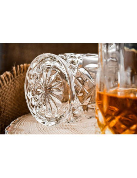 RCR SET 7 PEZZI BOTTIGLIA + BICCHEIRI WHISKY - OPERA