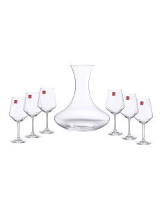 RCR SET 7 PZ  DECANTER 2 LT + 6 CALICI - UNIVERSUM
