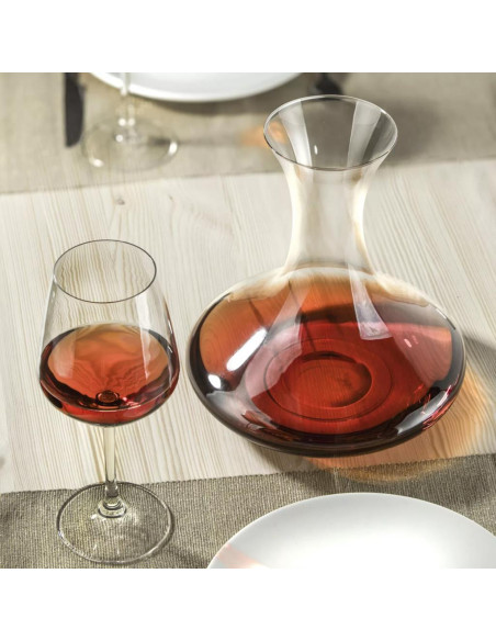 RCR SET 7 PZ  DECANTER 2 LT + 6 CALICI - UNIVERSUM