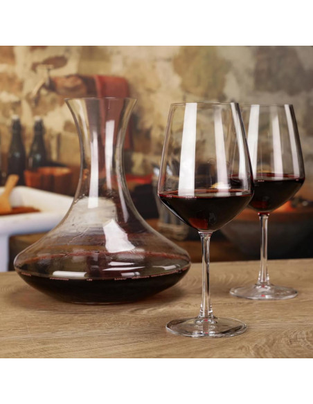 RCR SET 7 PZ  DECANTER 2 LT + 6 CALICI - UNIVERSUM