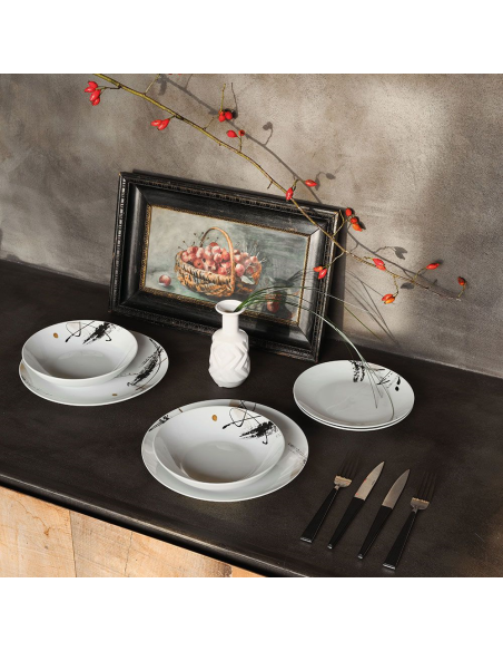 TOGNANA SERVIZIO PIATTI 18 PEZZI - MADISON POIVRE