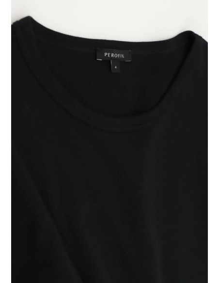 PEROFIL MAGLIA UOMO MANICA LUNGA GIROCOLLO IN CALDO COTONE - WARM FASHION