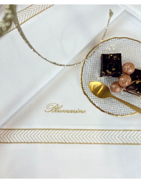 BLUMARINE TOVAGLIA DA 12 RETTANGOLARE 180 X 300 CM IN COTONE - BISTROT