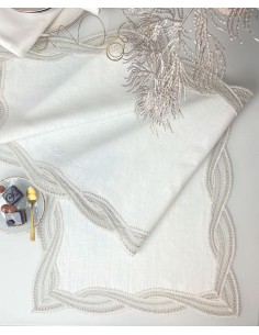 BLUMARINE RUNNER 50 X 150 CM CON PIZZO - DAMA