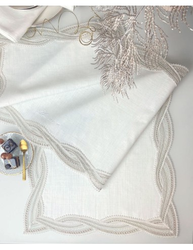 BLUMARINE RUNNER 50 X 150 CM CON PIZZO - DAMA