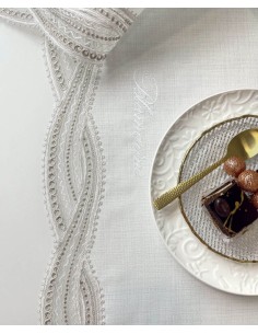 BLUMARINE RUNNER 50 X 150 CM CON PIZZO - DAMA 2