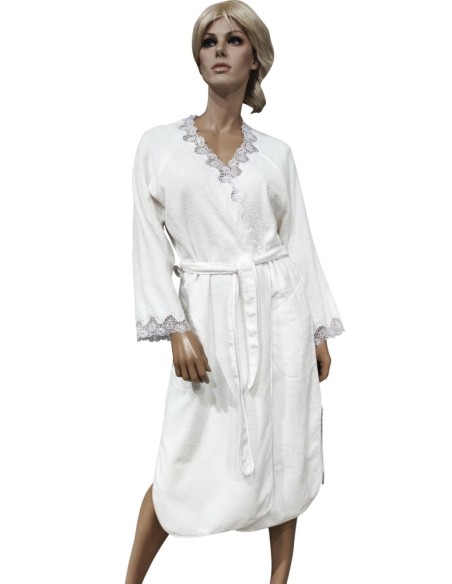 BLUMARINE ACCAPPATOIO CON PIZZO - DELIA