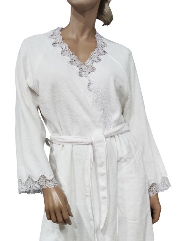 BLUMARINE ACCAPPATOIO CON PIZZO - DELIA