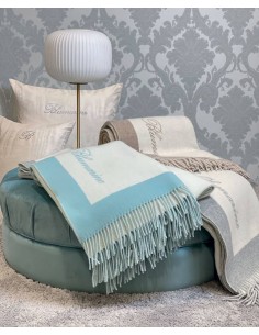 BLUMARINE PLAID 205 X140 CM IN LANA - MADAME