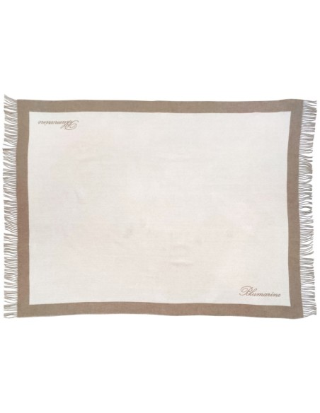 BLUMARINE PLAID 205 X140 CM IN LANA - MADAME