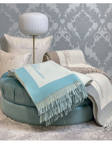 BLUMARINE PLAID 205 X140 CM IN LANA - MADAME