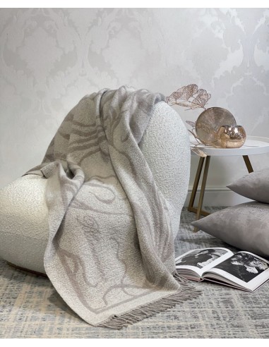 BLUMARINE PLAID 205 X140 CM IN LANA - BOHEMIENNE