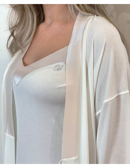 BLUMARINE VESTAGLIA DONNA DA CAMERA IN MODAL - INCANTO