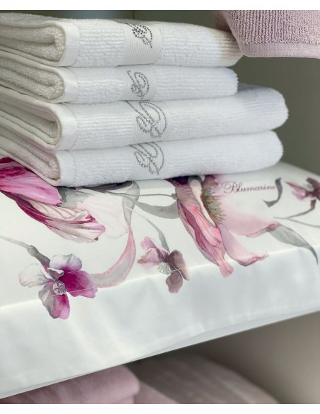 BLUMARINE SET 2 ASCIUGAMANI IN SPUGNA - RISVEGLIO