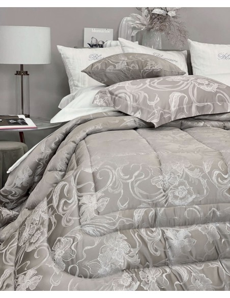 BLUMARINE TRAPUNTA MATRIMONIALE 270 X 265 CM E 2 CUSCINI ARREDO - LAPIS