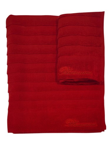 BLUMARINE SET 2 ASCIUGAMANI IN SPUGNA -...