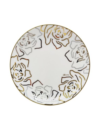 BLUMARINE PIATTO DESSERT Ø 19 CM - PLATINUM 