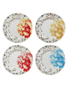 BLUMARINE SET 4 PIATTI DESSERT Ø 17 CM - PEONIA