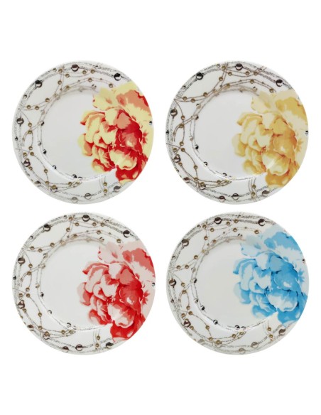 BLUMARINE SET 4 PIATTI DESSERT Ø 17 CM - PEONIA