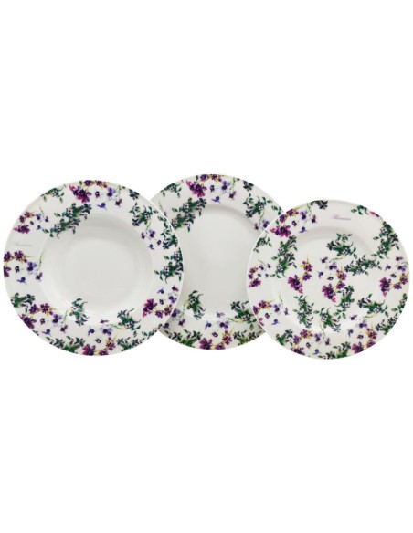BLUMARINE SERVIZIO DI PIATTI 20 PEZZI - ANEMONI