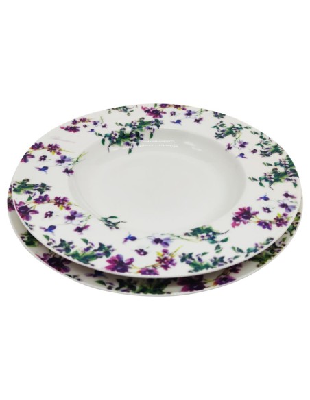 BLUMARINE SERVIZIO DI PIATTI 20 PEZZI - ANEMONI