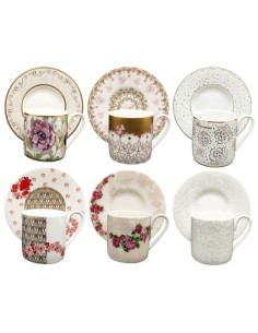 BLUMARINE SET 6 TAZZE CAFFÈ 12 CL 