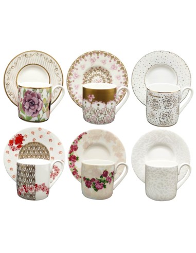 BLUMARINE SET 6 TAZZE CAFFÈ 12 CL 