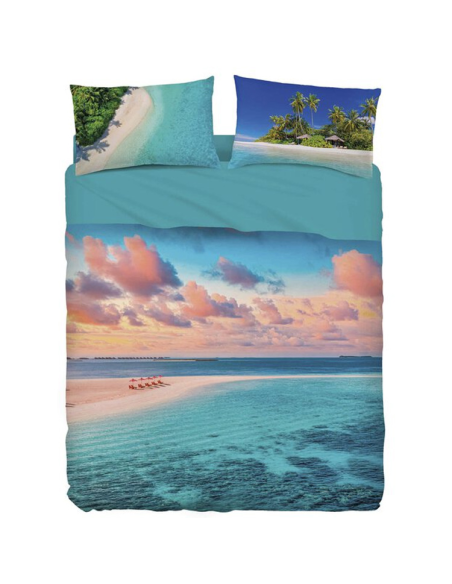 BASSETTI COMPLETO LENZUOLA COPRILETTO 1 PIAZZA 100% COTONE - SOGNO