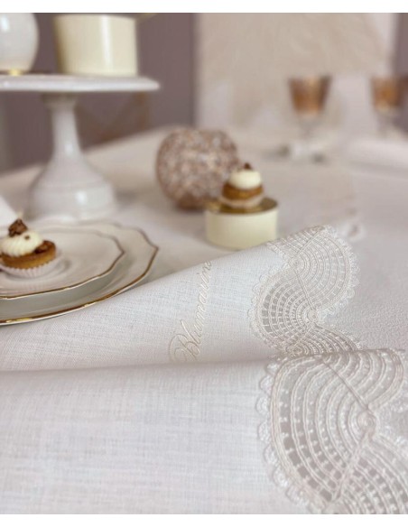 BLUMARINE TOVAGLIA 12 POSTI TAVOLA 180 X 300 CM - CALLAS