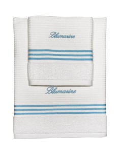 BLUMARINE SET 2 ASCIUGAMANI IN NIDO D'APE - TENNIS CLUB 2