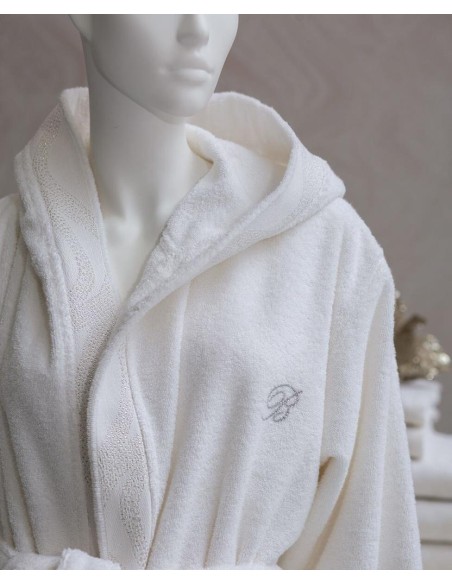 BLUMARINE ACCAPPATOIO CON CAPPUCCIO - CRYSTELLE