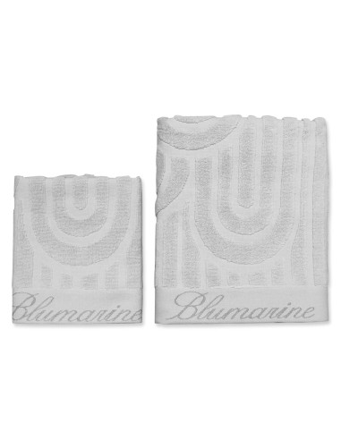 BLUMARINE SET 2 ASCIUGAMANI IN SPUGNA DI COTONE...