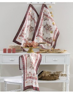 BLUMARINE STROFINACCIO IN LINO 50 X 70 CM - FESTA